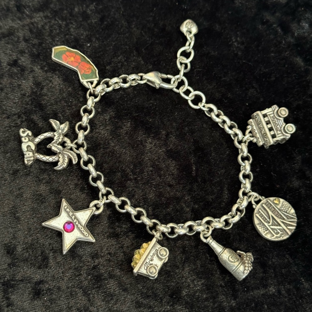 Brighton Silver Charm Bracelet